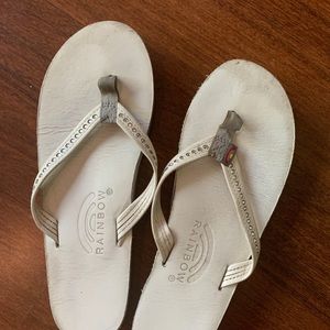 Rainbow Sandals with Swarovski Crystals